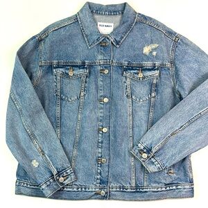 Old Navy denim jacket, size L, NWT